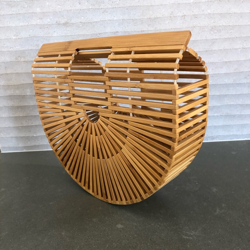 LAST 1 - PALM BEACH Bamboo Bag - Picture 4 of 6